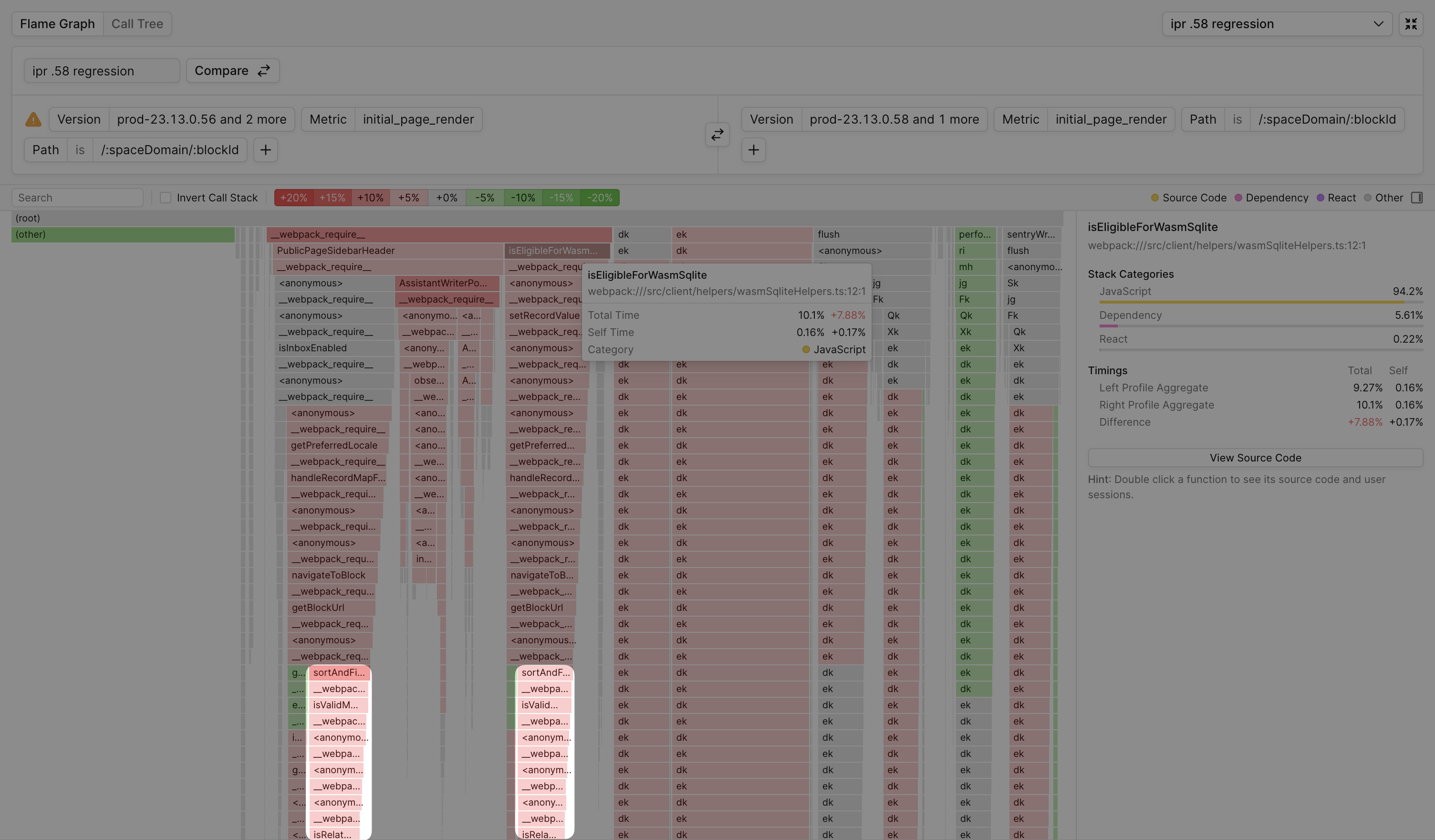 users complaining about slow web app